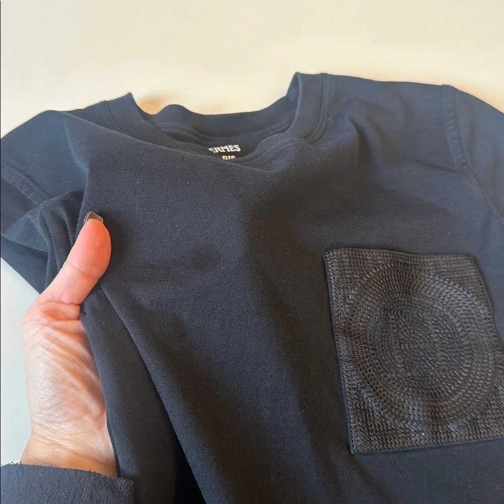 Hermes embroidery pocket tshirt - Picture 7 of 7